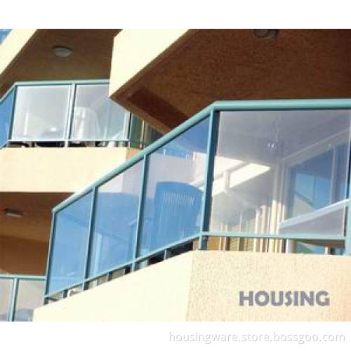 Classic Design DIY Aluminum Glass Railing for Balcony